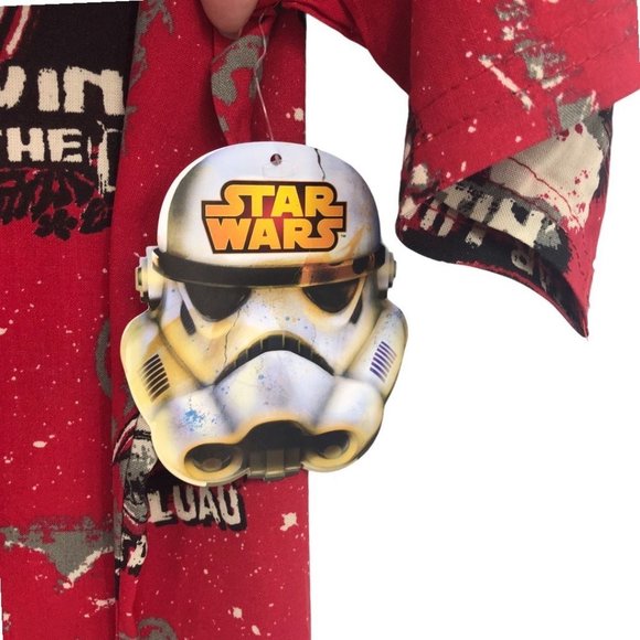 Star Wars x We Love Fine Button Up Aloha Hawaiian Shirt NWT Size S - Picture 8 of 10